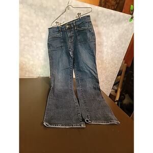 Women's Blue Asphalt Denim Jeans Size 11 Dark Wash Square Pocket